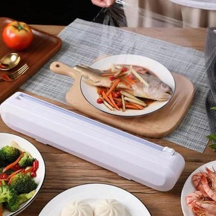Portable Kitchen Plastic Foil And Cling Film Wrap Storage Di