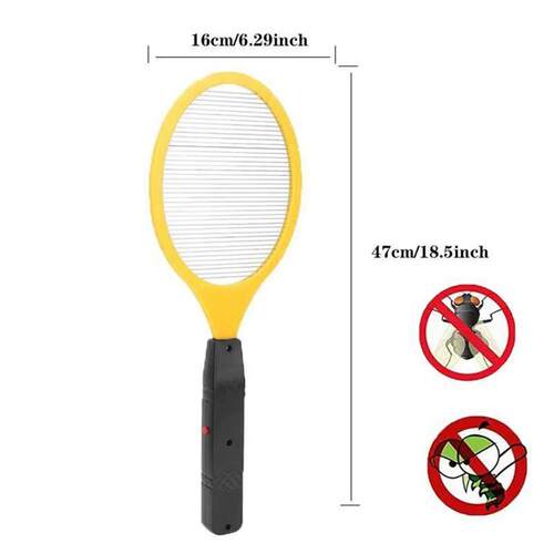 Single Layer Electric Mosquito Swatter Racket Fly Swatter Fr