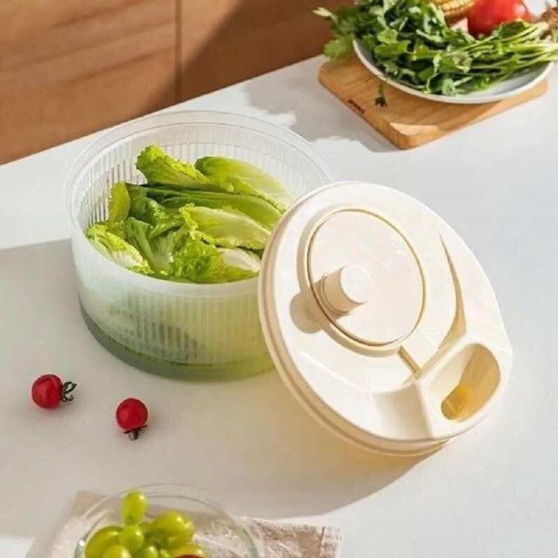 Food-grade Dehydrator Bpa-free Salad Spinner with Drain - 实物图