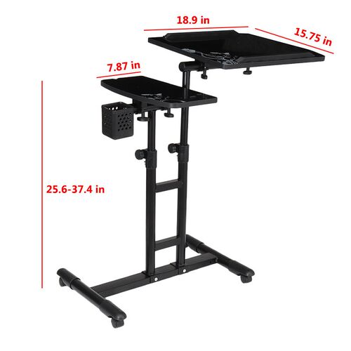 Foldable Computer Table 48x40CM Adjustable Portable Laptop D