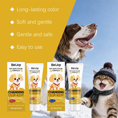 EELJOY Pet Hair Dye - Even Coloring and Gentle Care for Dogs
