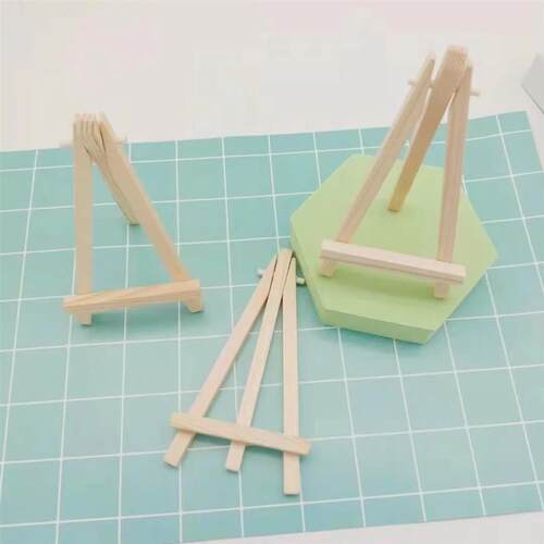 Mini Tripod Easels Small Display Stand Painting Holder Wood