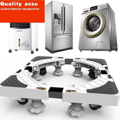 Storage rack waShing machine pad refrigerator Stand movement