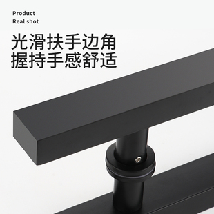 玻璃门拉手 不锈钢加厚无指纹有框无框酒店KTV专用推拉大木门把手