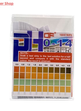 100pcs PH0-14 Test Paper Laboratory Household PH Test Strips