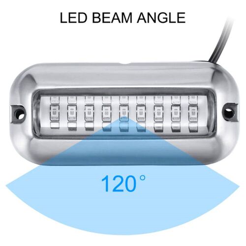 27 42 LED Stainless Steel Boat Transom Light Underwater Pont