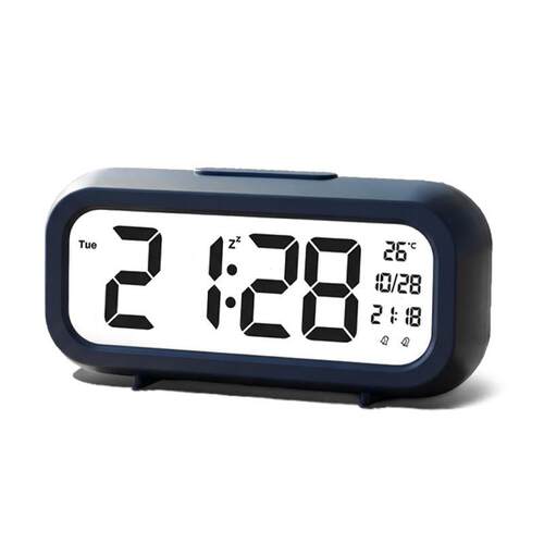 LED Digital Alarm Clock Large Display with Calendar for Home