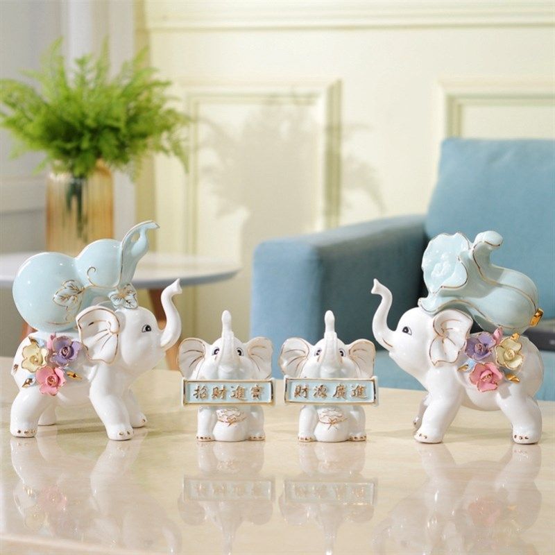 新房装饰品摆件高档大气创意陶瓷客厅电视柜酒柜招财乔迁新居礼品,家居饰品,桌面摆件,淘宝优惠券,粉丝福利购,淘宝优惠卷