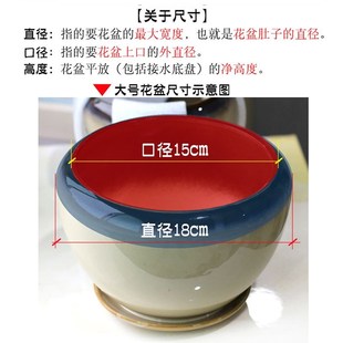 flowerpot ceramic simple large indoor plant pot with tray