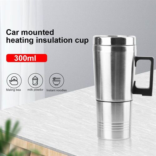 Vehicle Heating Cup Camping Travel Kettle Electric Heating C
