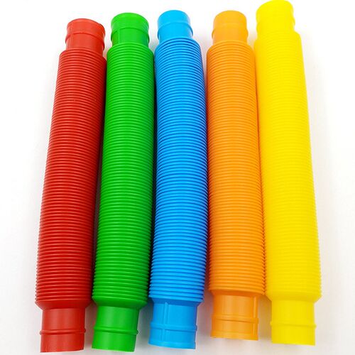 5Pcs Mini Pop Tubes Sensory Toy for Adult Fidget Stress Reli