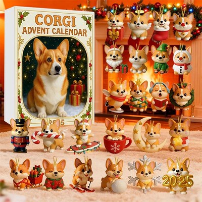 Coigi Advent Calendar 2025 24 Days Countdown With Cute Corgi
