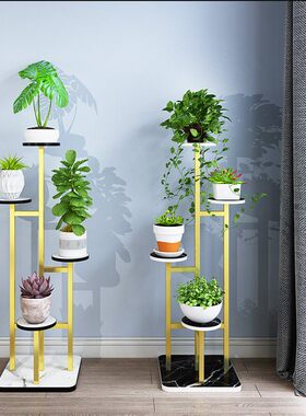 北欧简约铁艺花架客厅家