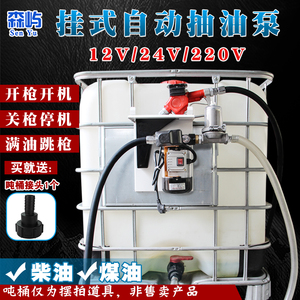 森屿挂式计量油抽泵全自动压力泵摇控电动泵柴油计量泵220V12V24V