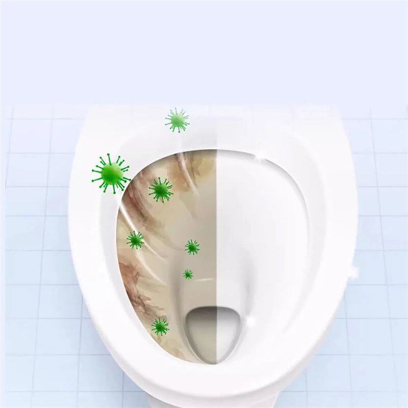 12Pcs Concentrated Toilet Cleaning Tablets Effervescent Clea - 实物图