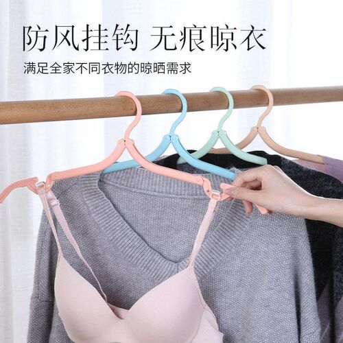 Foldable portable clothes hanger, portable travel clothes ha