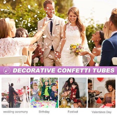 5pcs Pink Paper Confetti Sprinkle Wedding Party Favors