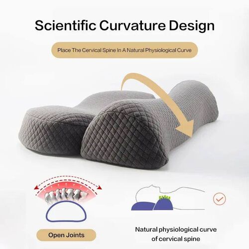 Cervical Pillow, Memory Foam Contour Pillow, Bed Pillows for