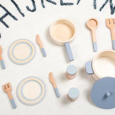 childrens Wooden  simulation kitchen toys, early education