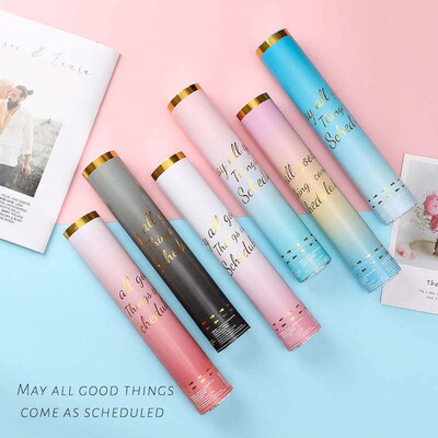 1pcs Confetti Cannon Air Compressed Poppers Wedding Confetti