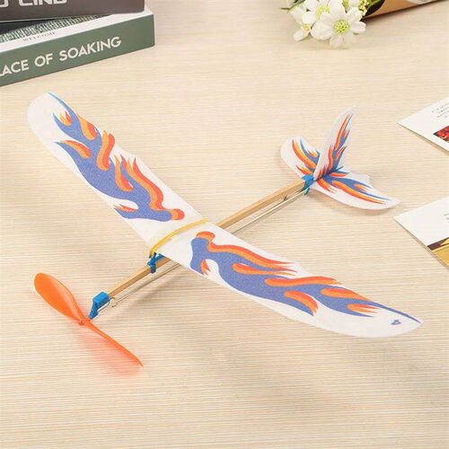 Rubber bands power planes Hand Launch Throwing Foam Inertial