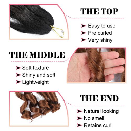 French Curly Braiding Hair Synthetic Loose Wave Braiding Hai