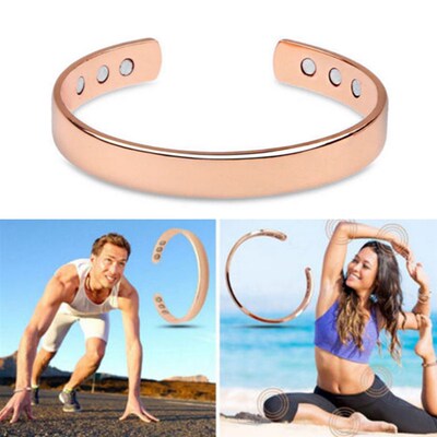 Vintage Smooth magnetic Bracelet Healing Bio Therapy Arthrit