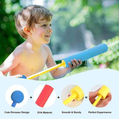 21cm EVA Foam Water Gun Kid Summer Beach Squirt Toys Outdoor