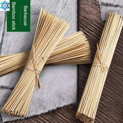 Bamboo Skewer Sticks BBQ Fruit Shish Kebab Barbecue Stick