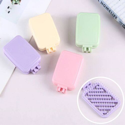 Mini Pocket Mirror Folding Comb Girl Women Portable Square P