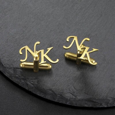 Skyrim 2pcs Custom Cufflinks Men Stainless Steel Personalize