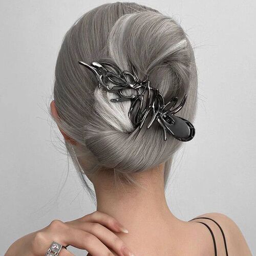 Luxury Hollow Out Metal Hair Claw For Women Girls Geometric
