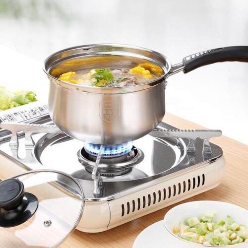 Stainless Steel pot Double Bottom Soup Pot Nonmagnetic Cooki