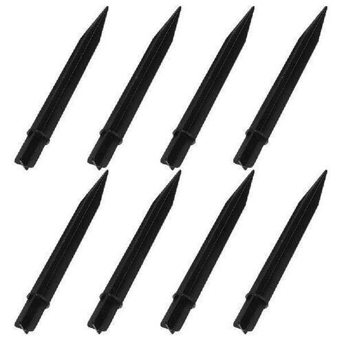 8 Pcs Solar Lawn Light Stakes Durable Plastic Replacement