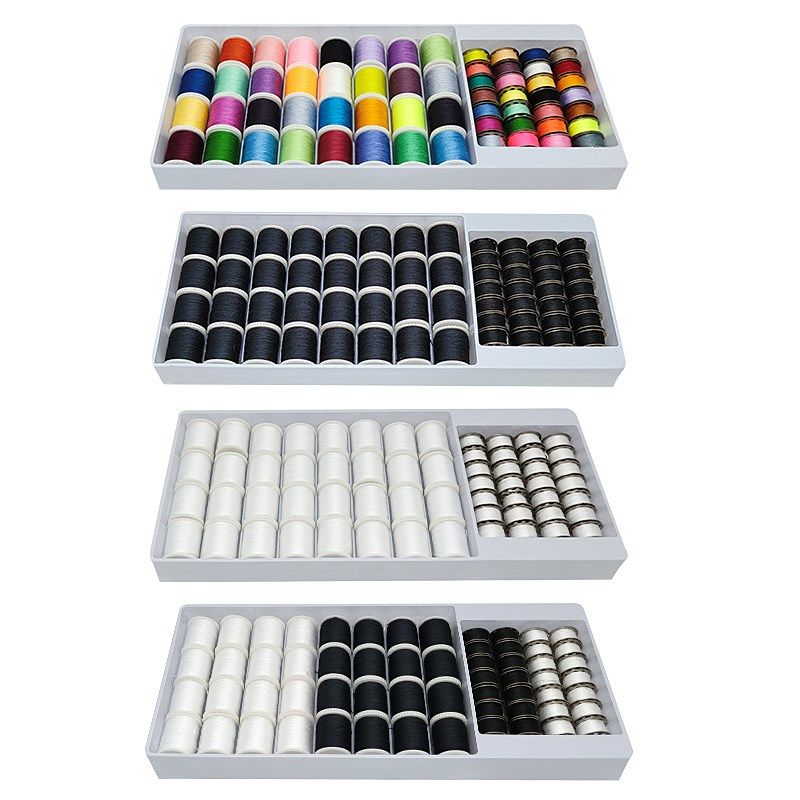 缝纫机线装家用缝纫机面线底线梭芯线芯彩色线盒黑白线盒0格,居家布艺,线,淘宝优惠券,粉丝福利购,淘宝优惠卷