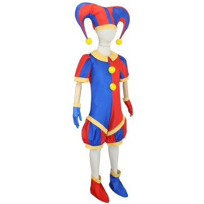 Cosplay Christmas Cartoon Costume Pomni Digital Circus Jumps
