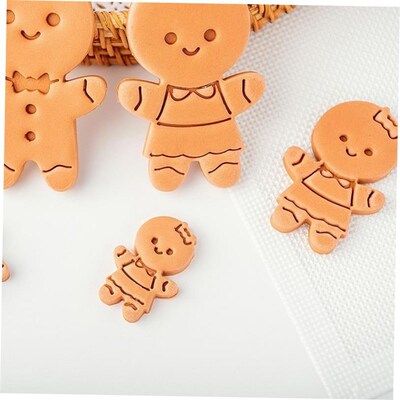 Gingerbread Man Cookie Plunger Cutters Christmas Boy Girl Co