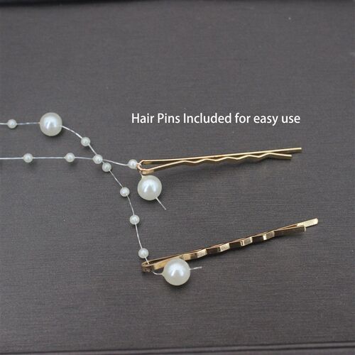 Elegant Bridal Hair Vine Beads Handmade Women Headband for B