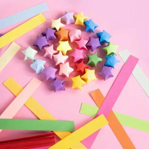 540 sheets 27 colors star paper strip double-sided colorful