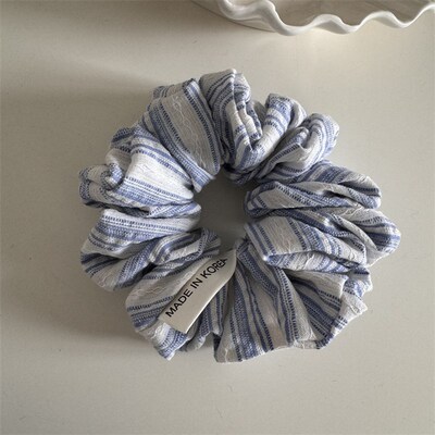 Fresh Fresh Sea Salt Striped Jumbo Hair Scrunchie Versatile