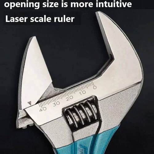 Adjustable Wrench Large Opening Short Handle Mini Monkey Spa