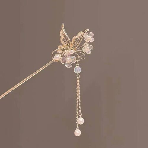 Classic Chinese Hair  Pins for Women Butterfly Flower Star F