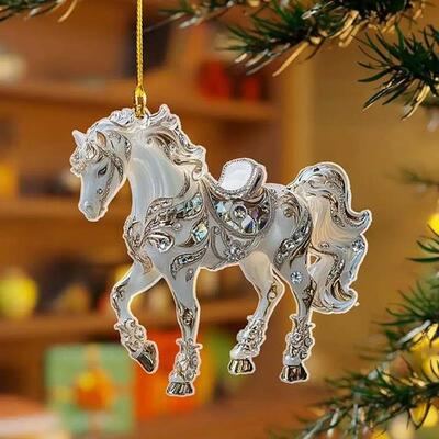 Car Hanging Decoration Christmas Theme Elements Pattern Desi