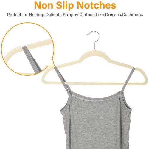 Velvet Clothes hangers for Coats Pants Dress Home Closet衣架