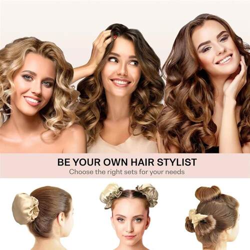 New Heatless Curling Rod Silk Curls No Heat Hair Curler Soft