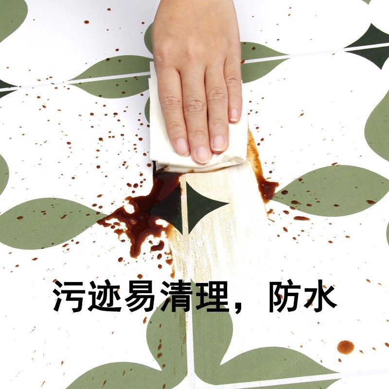 地贴防水耐磨自粘PVC仿瓷砖地板贴客厅卫生间地面翻新遮丑地砖贴,家装主材,PVC地板,淘宝优惠券,粉丝福利购,淘宝优惠卷