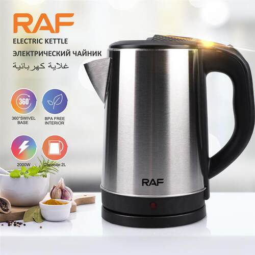 2500W English Electric Kettle for Boiling Water Hot Water 2L