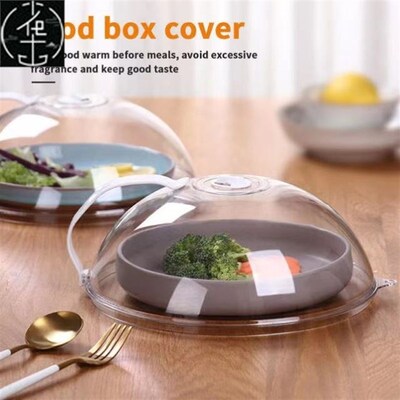 Microwave Food Anti-Sputtering Cover With Handle Heat Resist