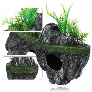 Aquarium Suspended Rock Floating Stone Decoration Fish Cave
