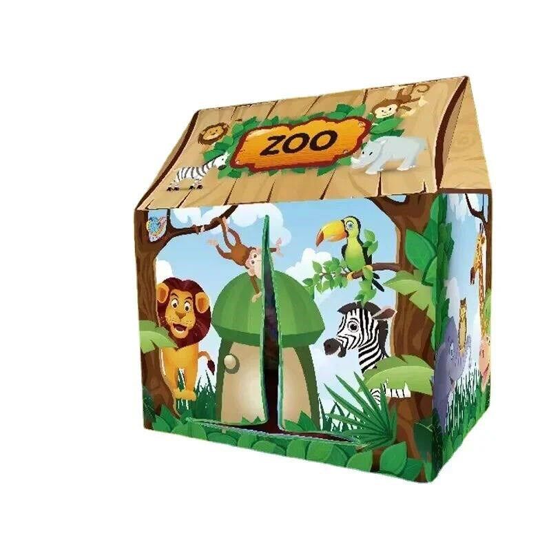 Kids Play House Game Tent Toys Dinosaur Pink Ice Cream Boy G